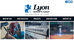 Desktop Screenshot of lyonshipyard.com